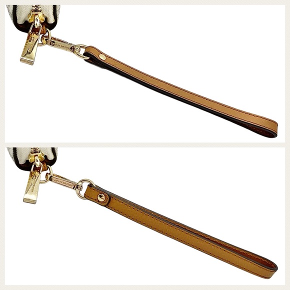 MICHAEL by Michael Kors Frame Out Travel Continental Wallet in Vanilla/Cream - Picture 8 of 10